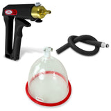 LeLuv MAXI Black Breast Pumping Kit Slippery Black Hose SINGLE Medium Cup