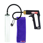 Maxi Black Handle Silicone Hose | Penis Pump - 12" x 1.9" Thick-Walled Cylinder