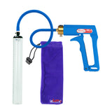 Maxi Blue Handle Silicone Hose | Penis Pump - 12" x 1.3" Thick-Walled Cylinder