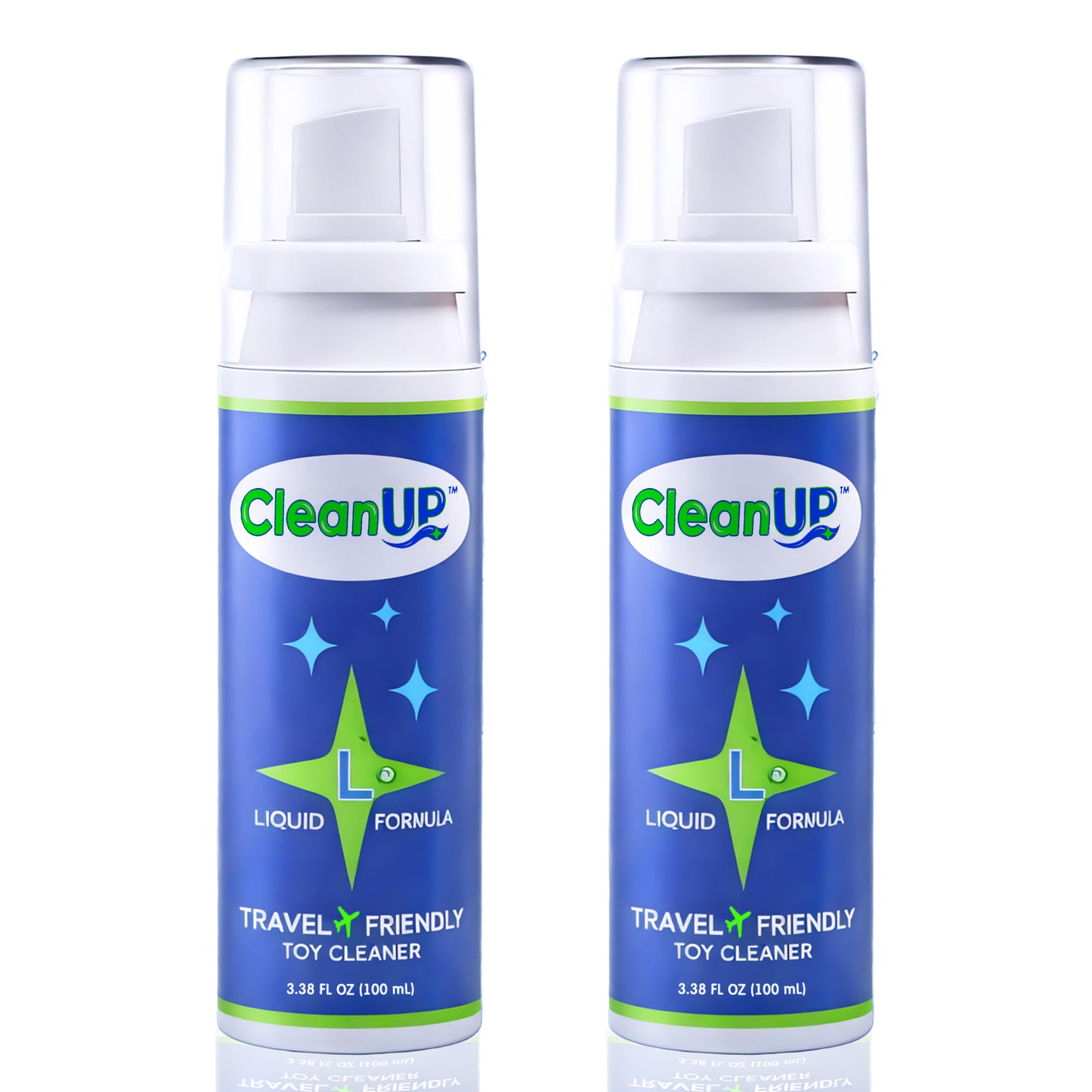 CleanUp™ Toy Cleaner Spray – Water-Based, Residue-Free Intimate Toy Cleaner, Safe for Silicone & Latex, Odor Eliminating Formula with Fresh Finish – Gentle Daily Clean