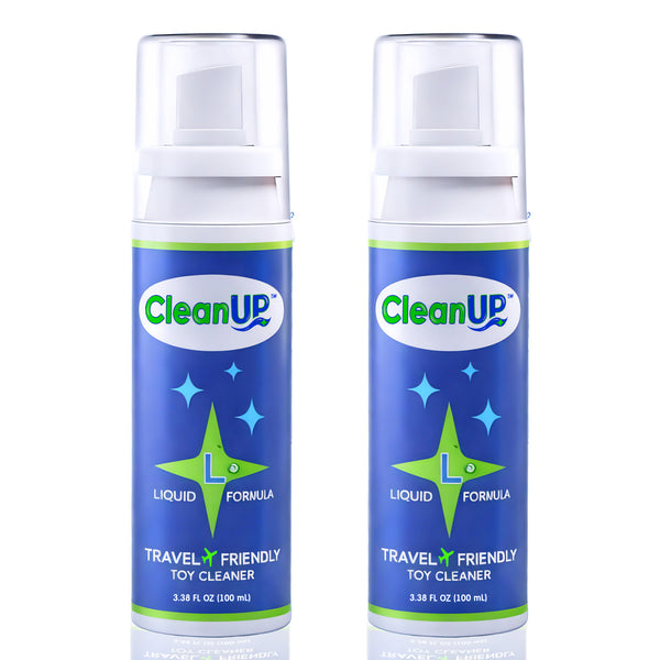 CleanUp™ Toy Cleaner Spray – Water-Based, Residue-Free Intimate Toy Cleaner, Safe for Silicone & Latex, Odor Eliminating Formula with Fresh Finish – Gentle Daily Clean