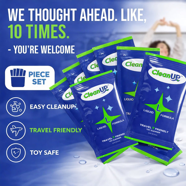 CleanUp™ Toy Cleaner Spray – Water-Based, Residue-Free Intimate Toy Cleaner, Safe for Silicone & Latex, Odor Eliminating Formula with Fresh Finish – Gentle Daily Clean