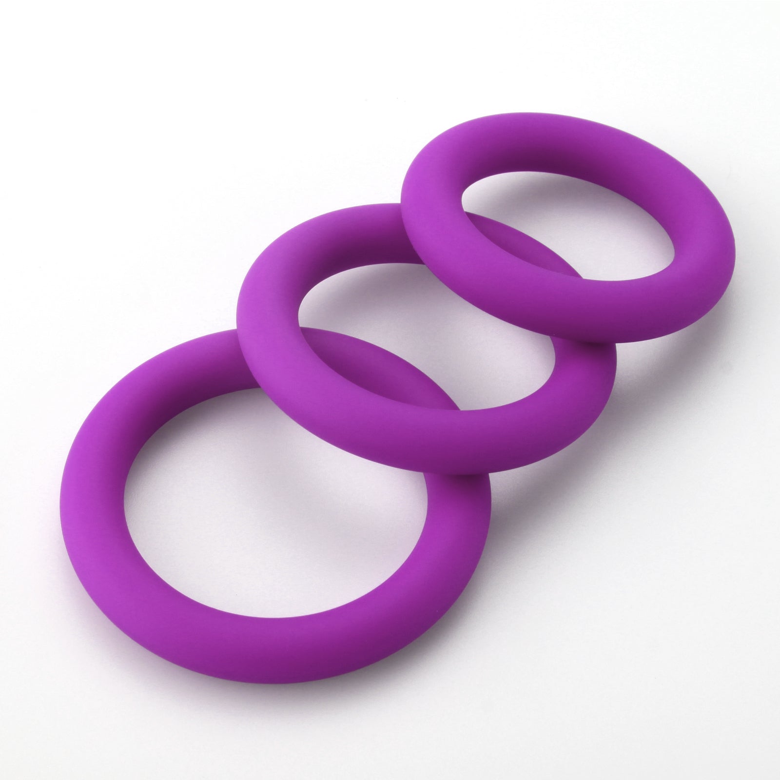 LeLuv Round Smooth Cock Ring 3-Pack - 32mm (1.3"), 37mm (1.5") and 42m LeLuv Round Smooth Cock Ring 3-Pack - 32mm (1.3"), 37mm (1.5") and 42m