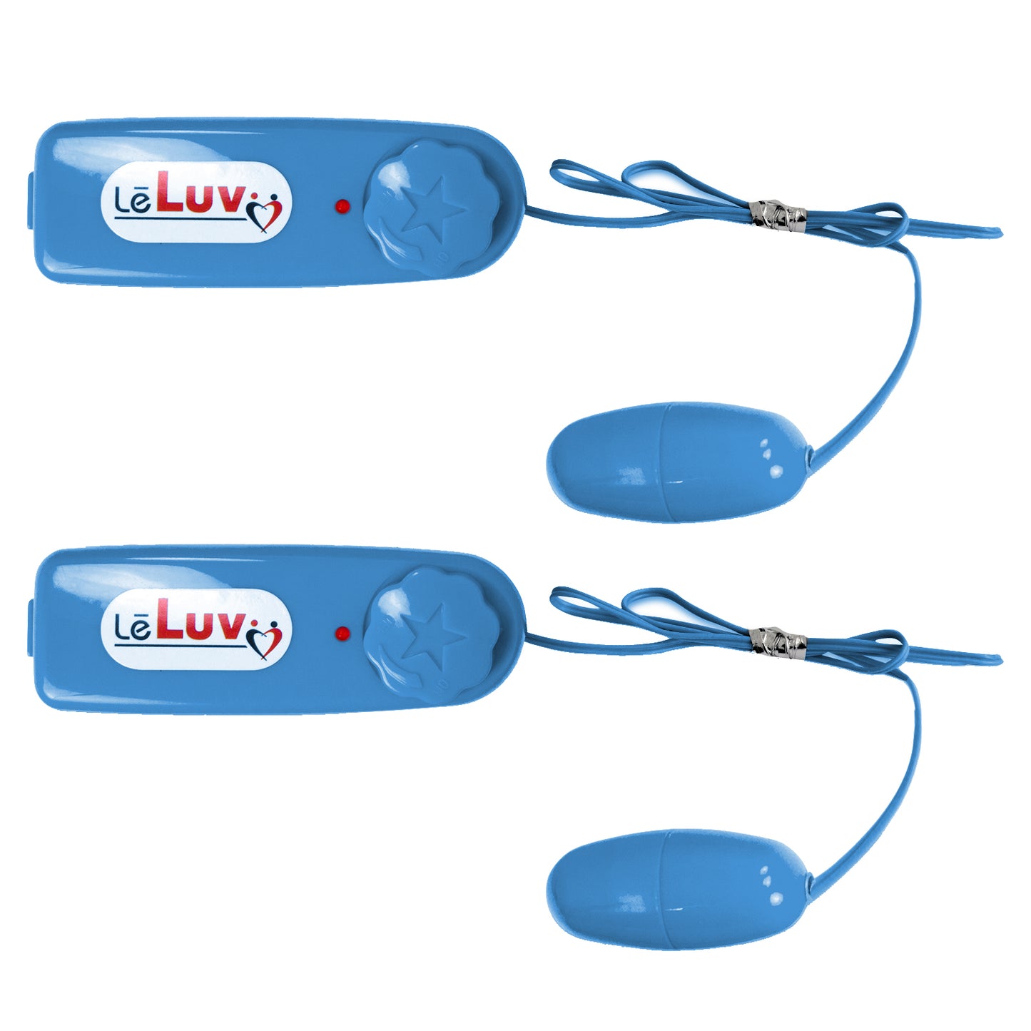 LeLuv Classic Vibrating Egg - Multispeed Dial Controller Wired Bullet in Vibrant Colors