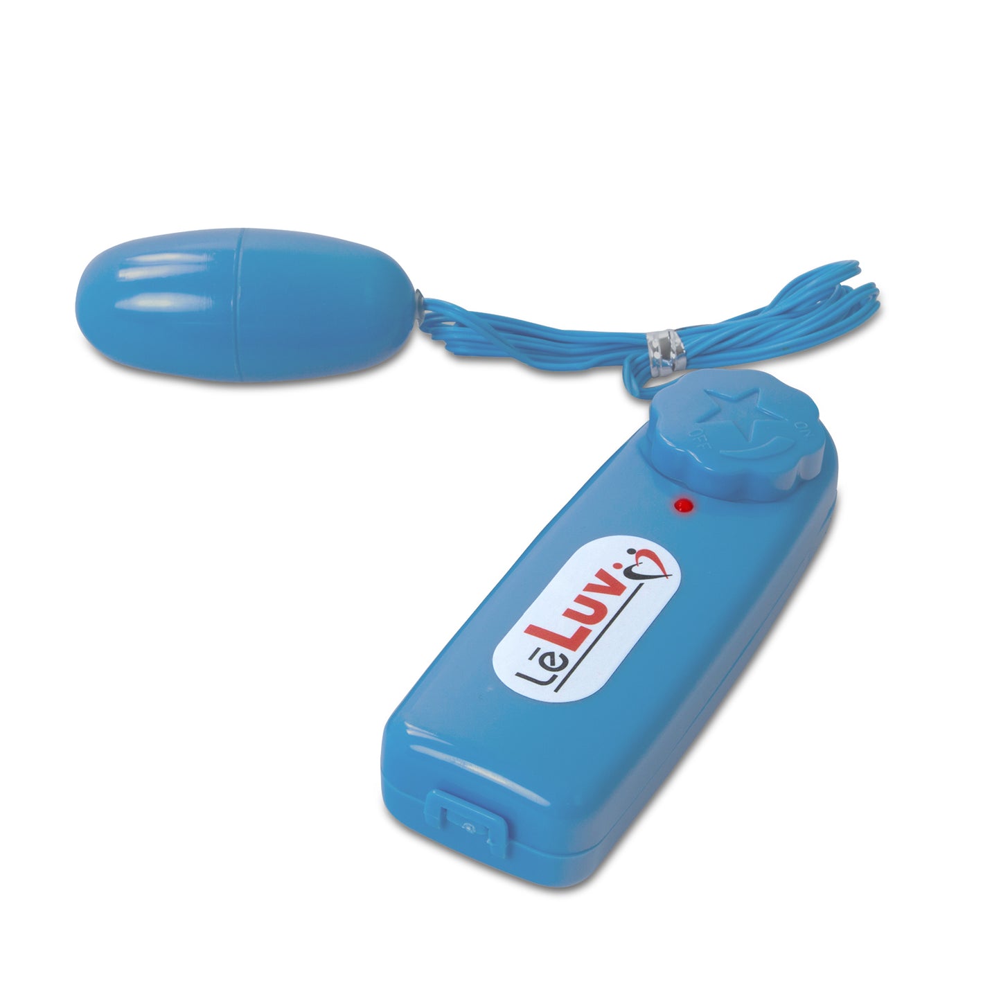 LeLuv Classic Vibrating Egg - Multispeed Dial Controller Wired Bullet in Vibrant Colors