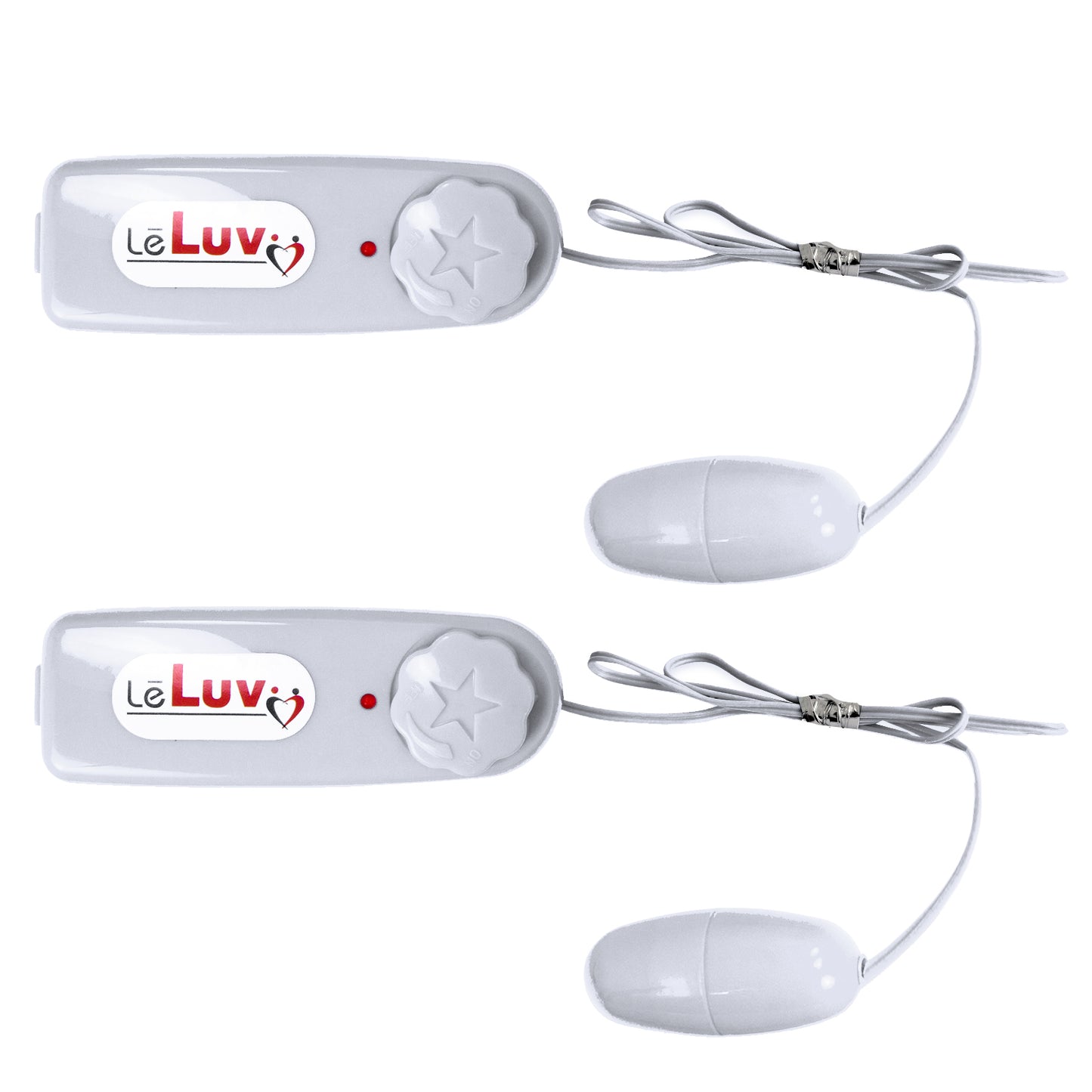 LeLuv Classic Vibrating Egg - Multispeed Dial Controller Wired Bullet in Vibrant Colors