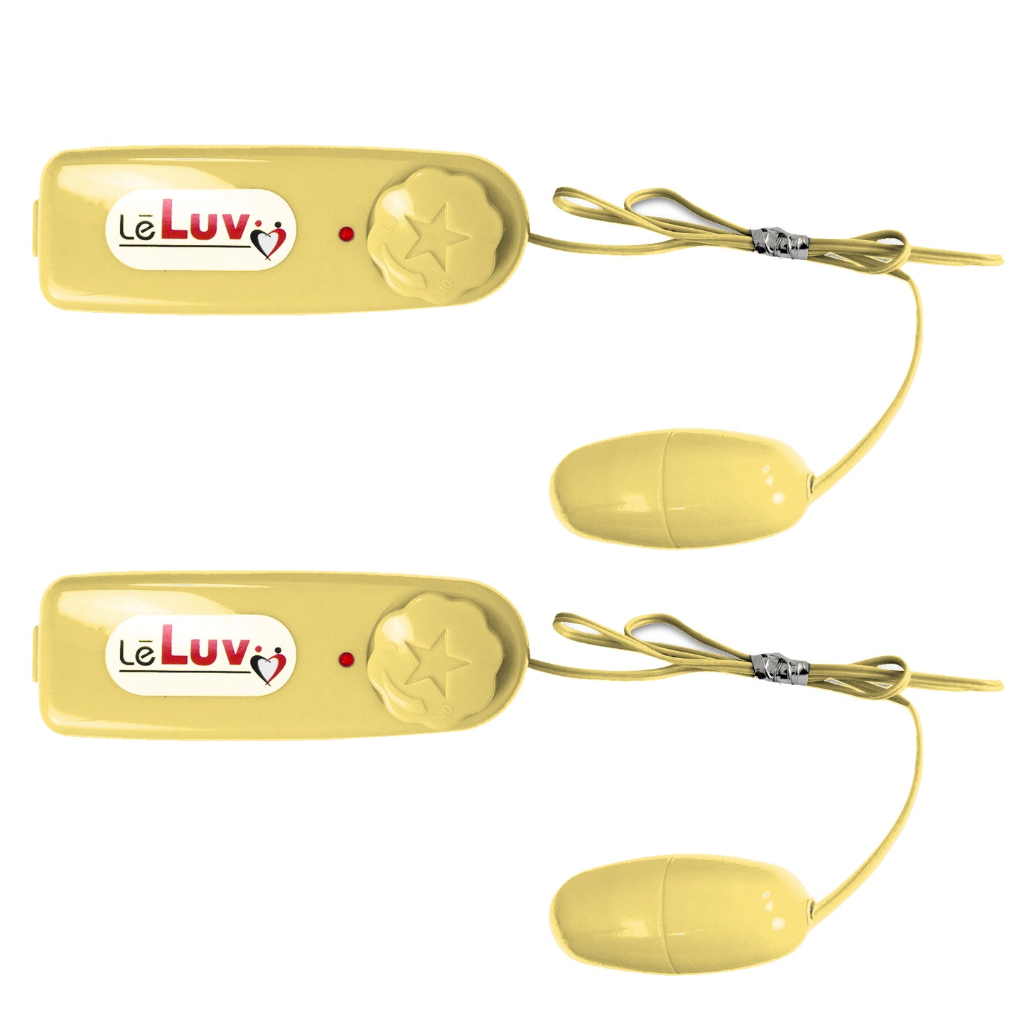 LeLuv Classic Vibrating Egg - Multispeed Dial Controller Wired Bullet in Vibrant Colors