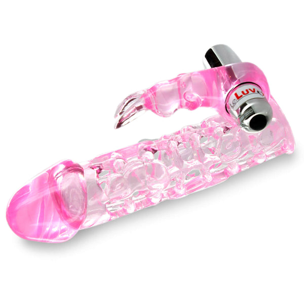 LeLuv Rabbit Penis Sleeve DEEP DIVER Clitoral Tickler