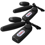 LeLuv Classic Vibrating Dual Bullets - Multispeed Dial Controller Wired Egg/Bullet Small and Large Combo in Vibrant Colors