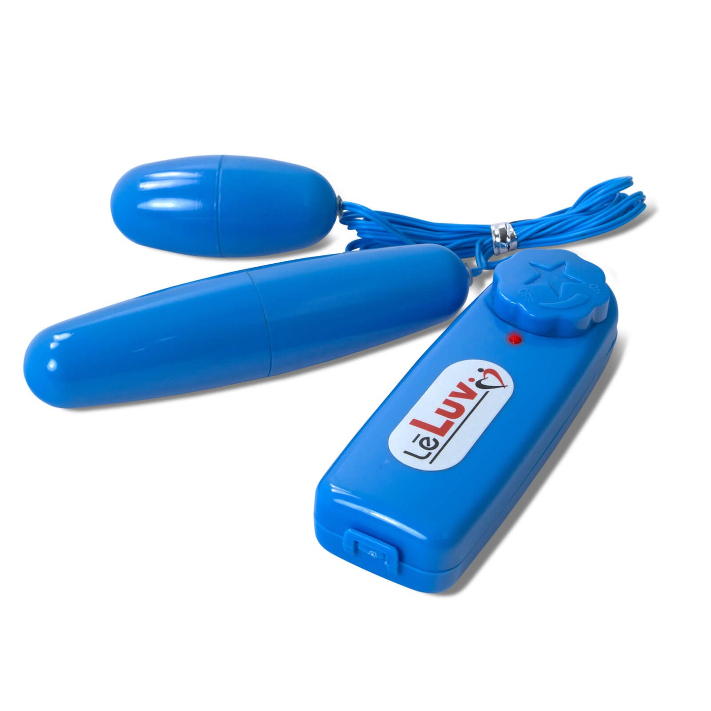LeLuv Dual Bullets Multi Speed Vibrator Strong Vibrating Rocket Double Eggs Vibe Yellow