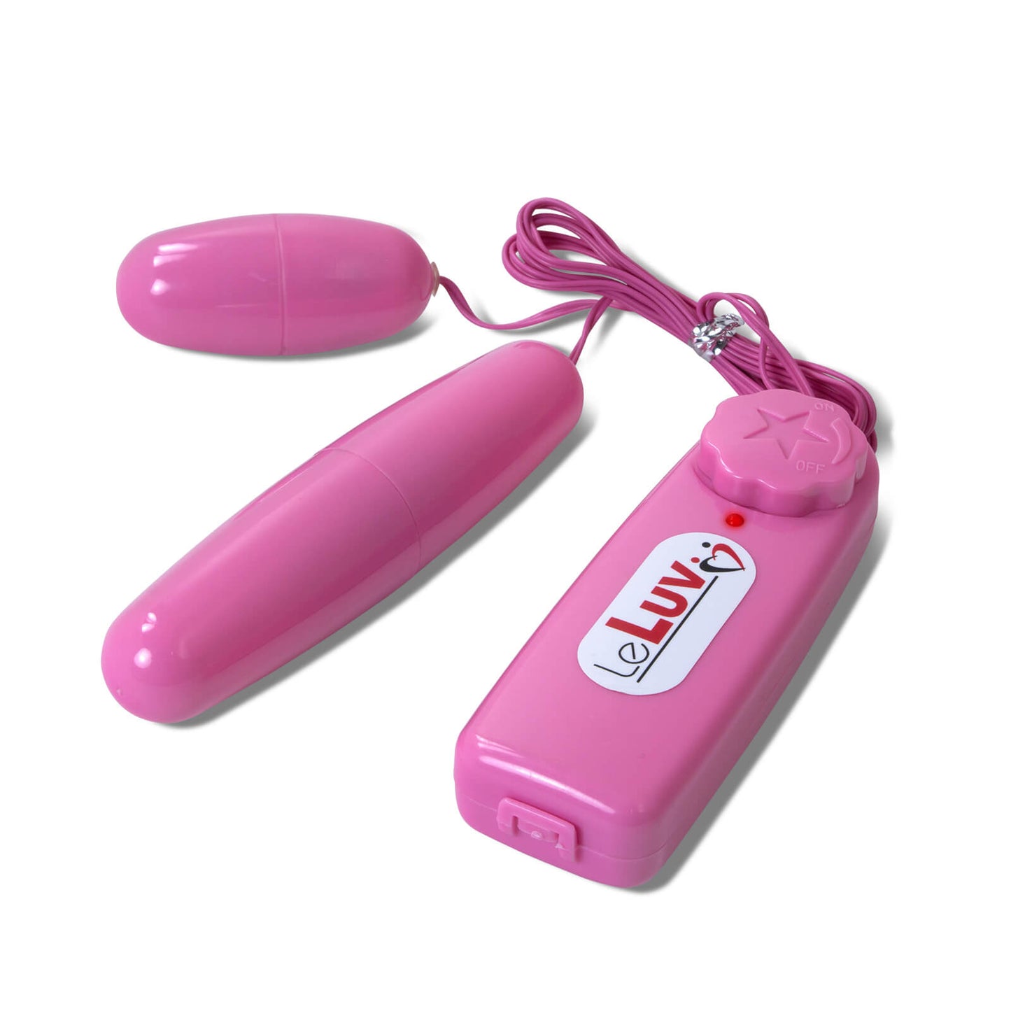 LeLuv Dual Bullets Multi Speed Vibrator Strong Vibrating Rocket Double Eggs Vibe Black