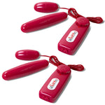 2 Pack Dual Bullets Multi Speed Vibrating Rocket Double Eggs Vibrator - White