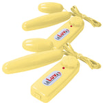 LeLuv Classic Vibrating Dual Bullets - Multispeed Dial Controller Wired Egg/Bullet Small and Large Combo in Vibrant Colors