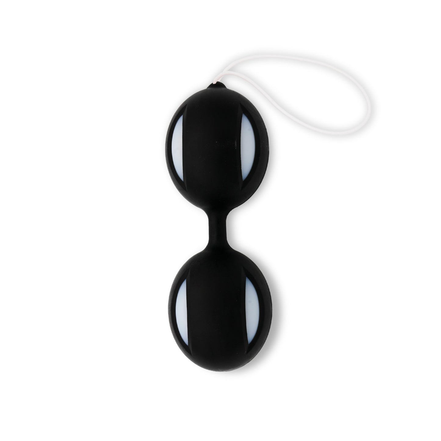 LeLuv Duotone Ben Wa Kegel Exercise Balls Silicone Beginner with Bag BLACK