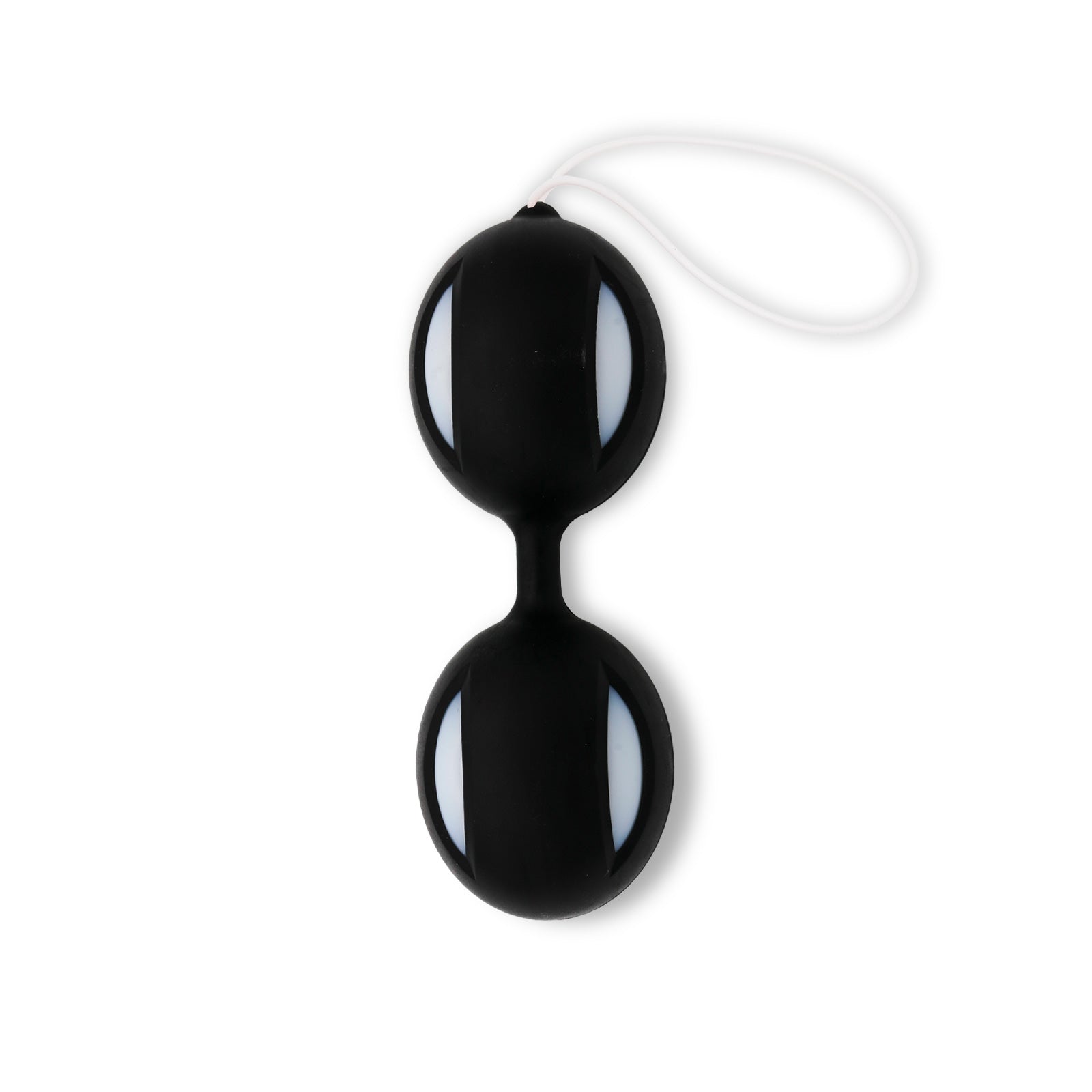 LeLuv Duotone Ben Wa Kegel Exercise Balls Silicone Beginner with Bag BLACK