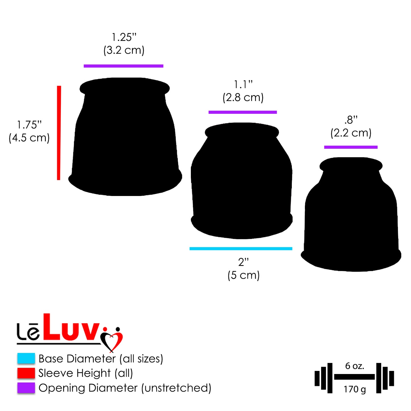 Penis Pump EasyOp Zgrip GOOD | 3 Sized Sleeves