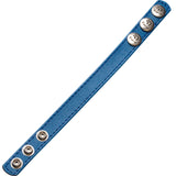 LeLuv Leather Cock Strap with Stainless Snaps