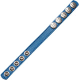 LeLuv Leather Cock Strap with Stainless Snaps