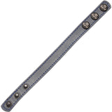 LeLuv Leather Cock Strap with Stainless Snaps