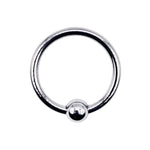 LeLuv Eyro Stainless Steel Glans Ring with Preasure Point – Choose Fixed Ball or Disk Design