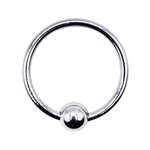 LeLuv Eyro Stainless Steel Glans Ring with Preasure Point – Choose Fixed Ball or Disk Design