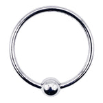 LeLuv Eyro Stainless Steel Glans Ring with Preasure Point – Choose Fixed Ball or Disk Design