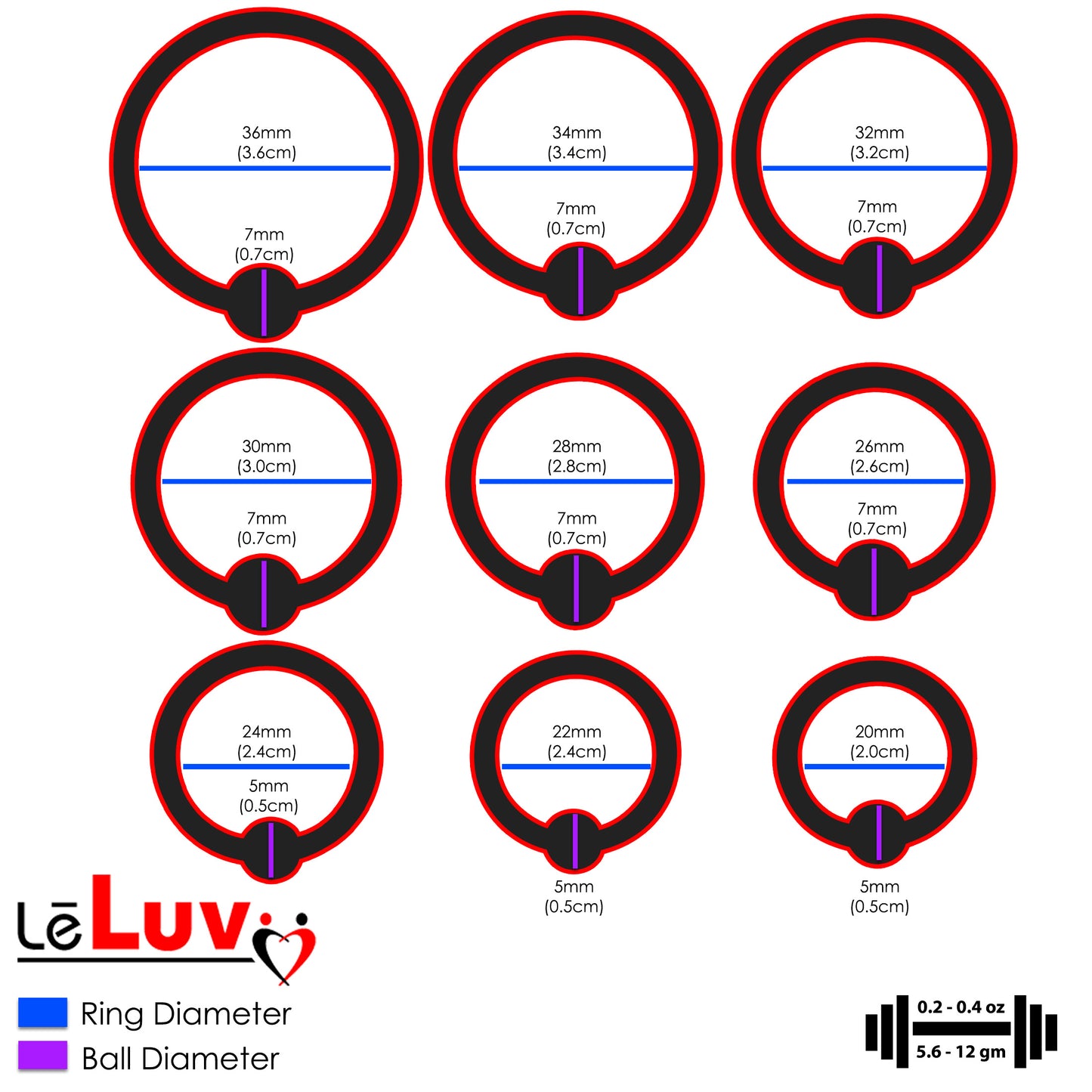 LeLuv Eyro Stainless Steel Glans Ring with Preasure Point – Choose Fixed Ball or Disk Design