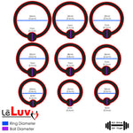 LeLuv Eyro Stainless Steel Glans Ring with Preasure Point – Choose Fixed Ball or Disk Design