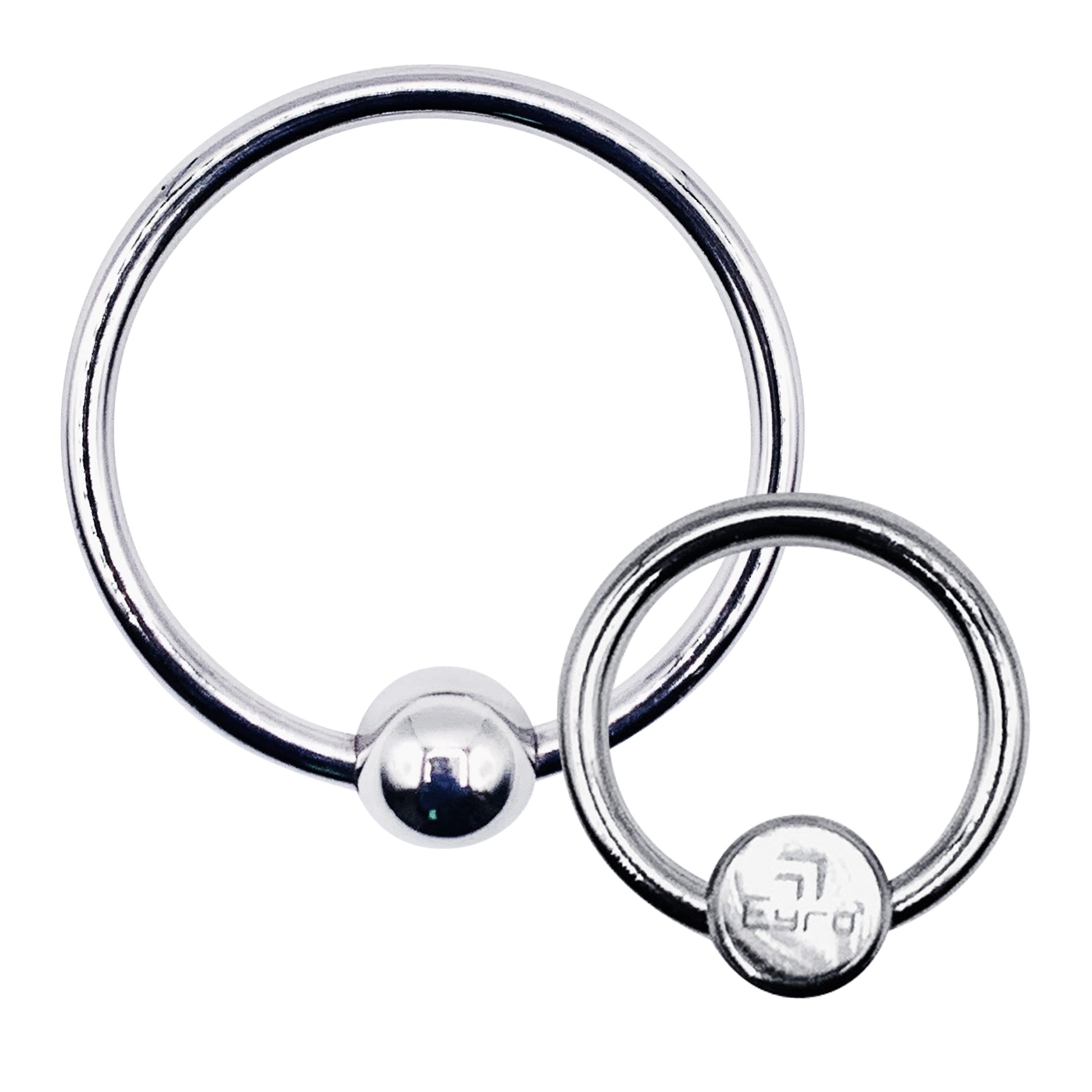 LeLuv Eyro Stainless Steel Glans Ring with Preasure Point – Choose Fixed Ball or Disk Design