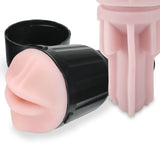 Male Masturbator Handheld Realistic LIPS Texture in Black Case