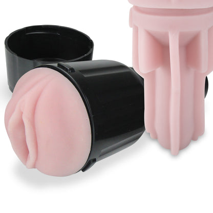 Male Masturbator Handheld Realistic VAGINA Texture in Black Case