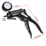 Jacvac Penis Pump | NPT Handle + Protected Gauge | 9" Round Flange | [Black-Pink Handles on Shopify]