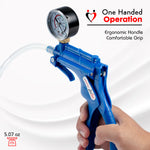 LeLuv JacVac Penis Pump - NPT Handle + Gauge - 12" Thick Wall, No Flange Cylinder [Shopify ONLY]