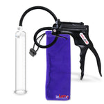 Jacvac Penis Pump | NPT Handle, Silicone Hose | 12" Round Flange | [Black-Pink Handles on Shopify ONLY]