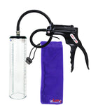 Jacvac Penis Pump | Black NPT Handle, Silicone Hose | 9" x 2.3" Thick-Walled Penis Cylinder