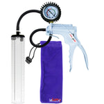 LeLuv JacVac Penis Pump - NPT Gauge Options with Thick-Wall Cylinder - Choose Size & Color