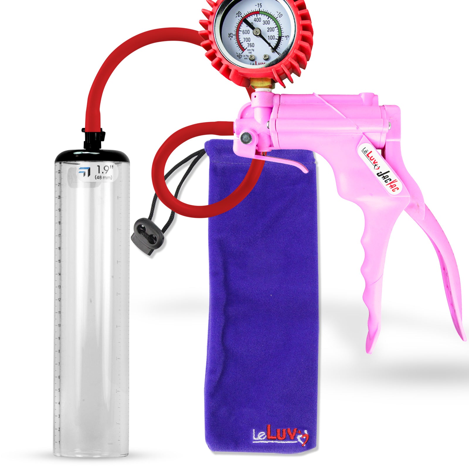 Pink + Protected Gauge / 9" x 1.9"
