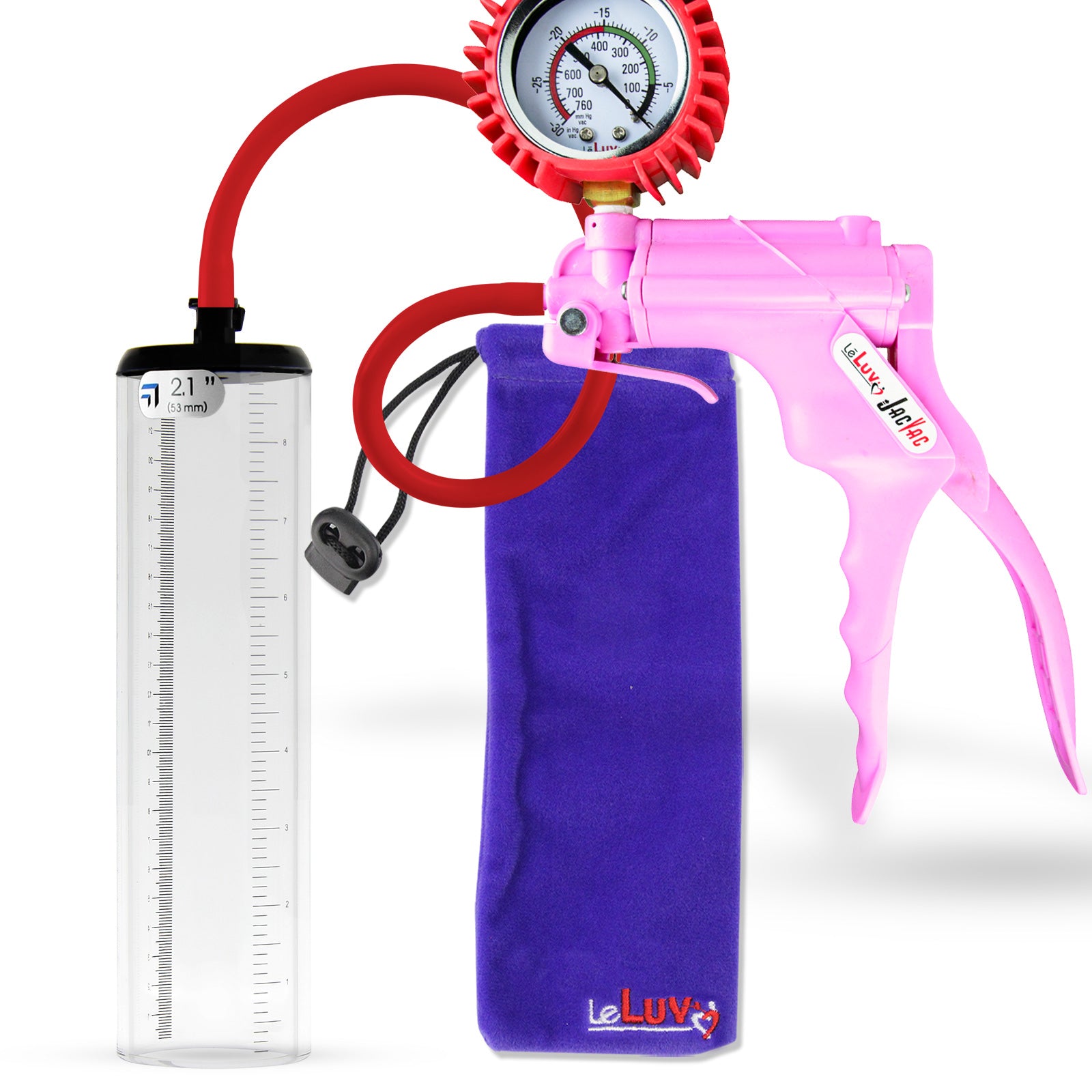 Pink + Protected Gauge / 9" x 2.1"