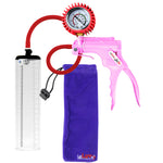 LeLuv JacVac Penis Pump - NPT Handle + Gauge - 9" [on Shopify] Thick Wall, No Flange Cylinder