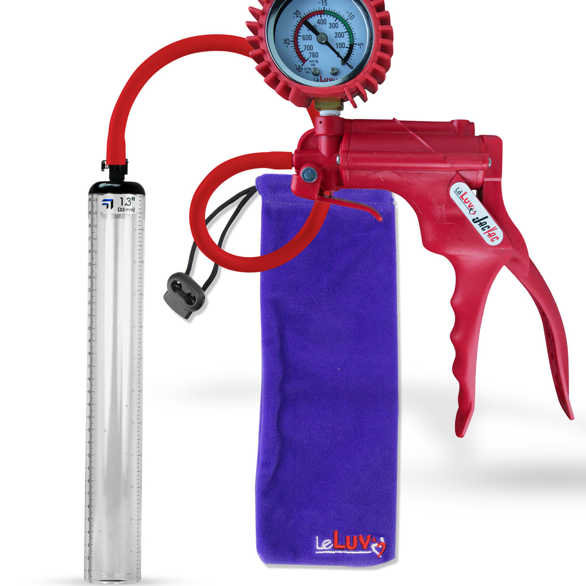 Red + Protected Gauge / 12" x 1.3"