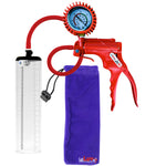 LeLuv JacVac Penis Pump - NPT Handle, Silicone Hose - 12" Thick Wall, No Flange Cylinder [Shopify ONLY]