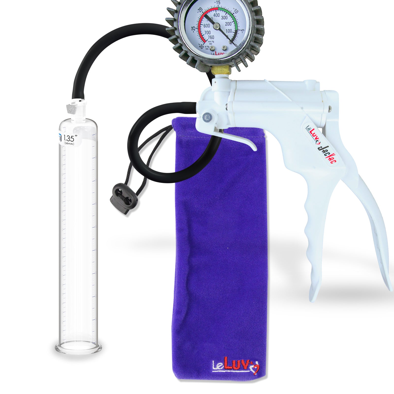 White + Protected Gauge / 9" x 1.35"