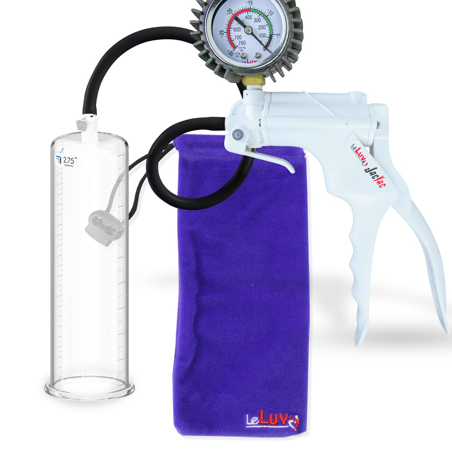 White + Protected Gauge / 9" x 2.75"