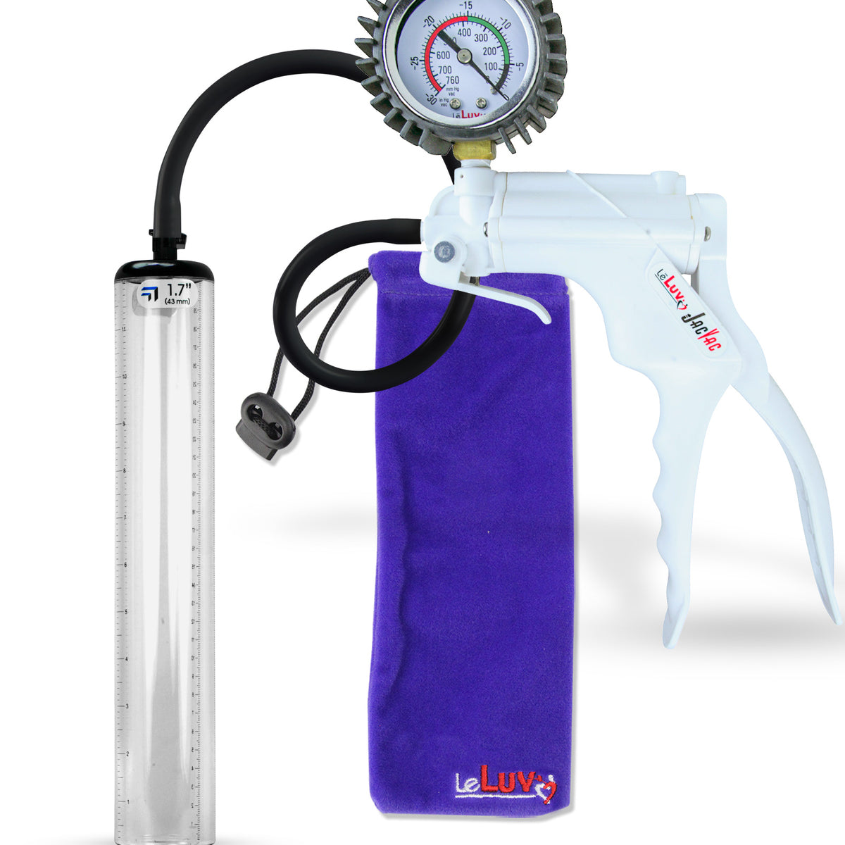 White + Protected Gauge / 12" x 1.7"