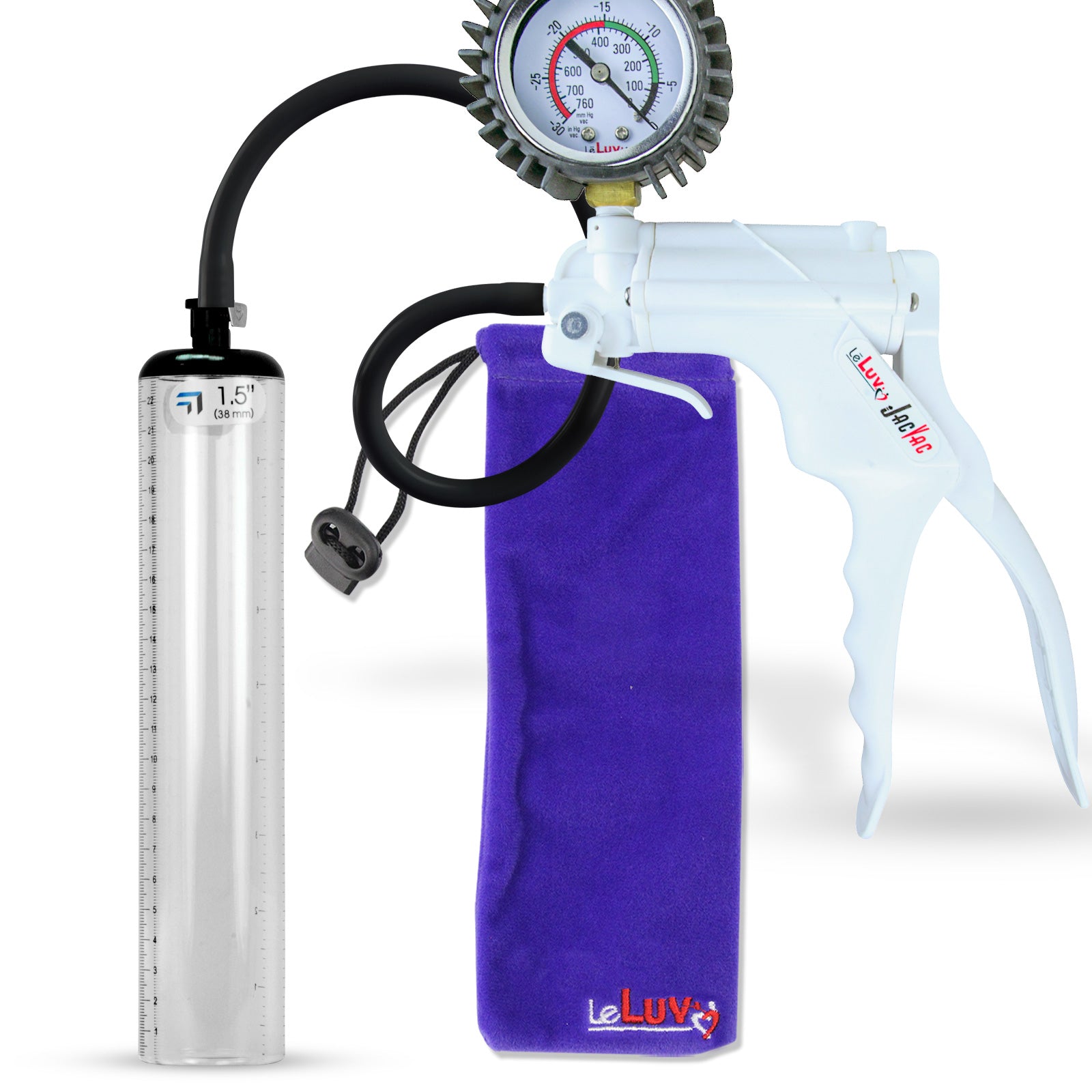 White + Protected Gauge / 9" x 1.5"