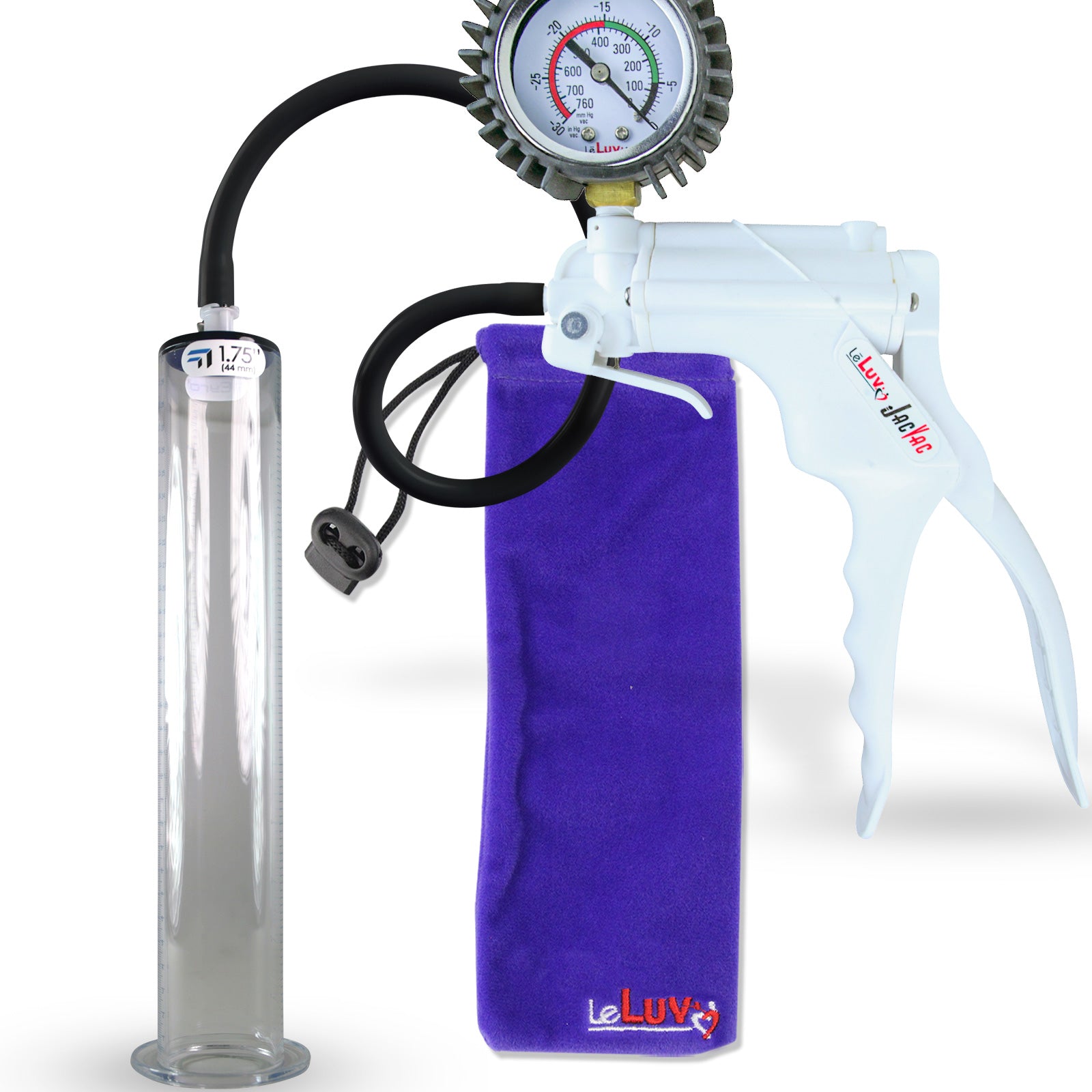 White + Protected Gauge / 12" x 1.75"
