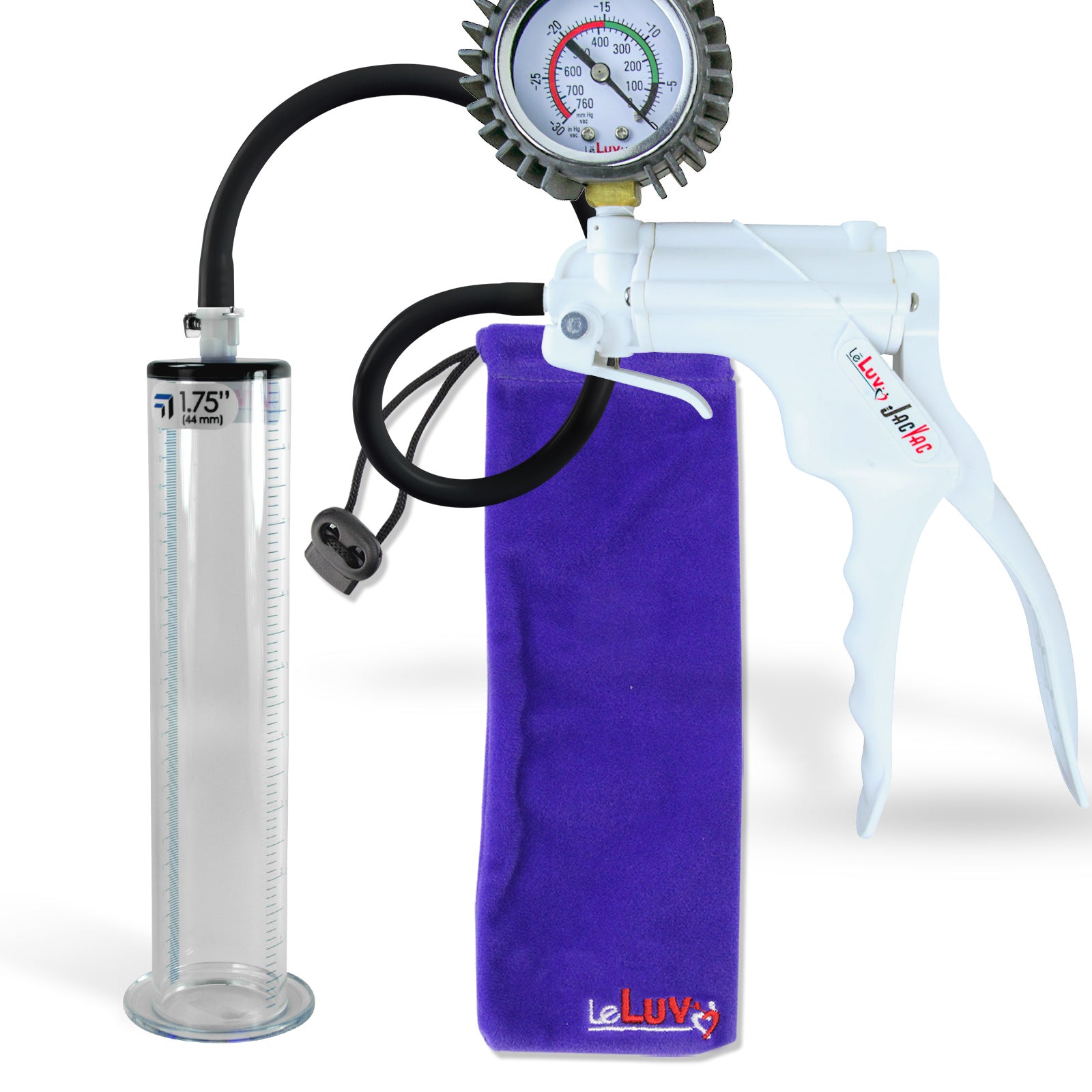 White + Protected Gauge / 9" x 1.75"