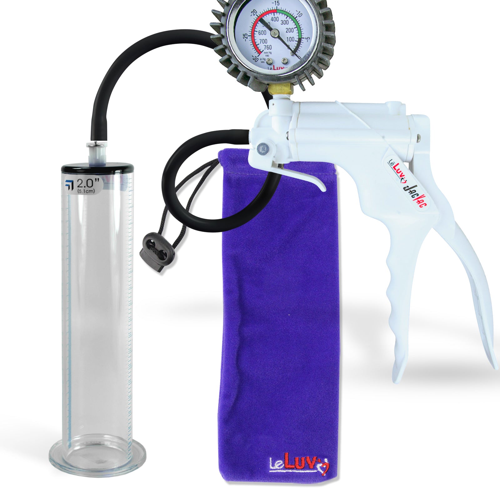 White + Protected Gauge / 9" x 2.00"