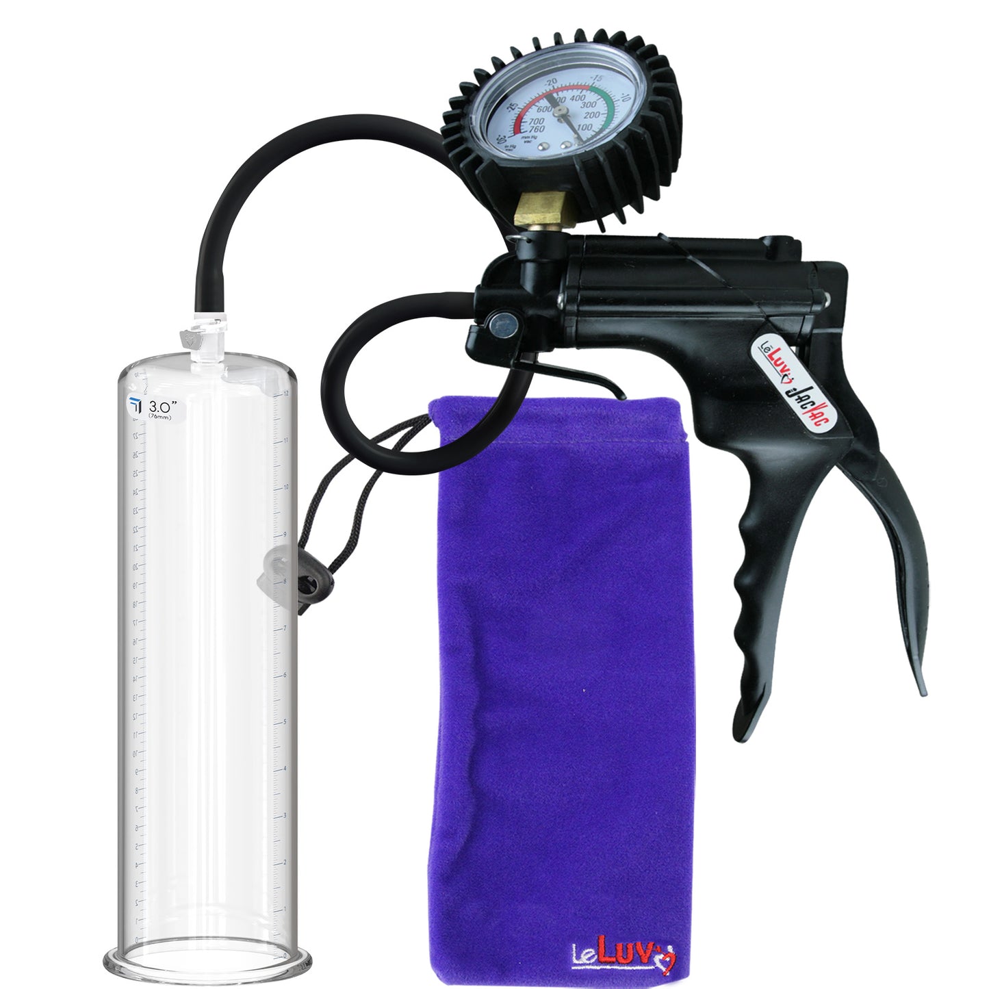 Black + Protected Gauge / 12" x 3.00"