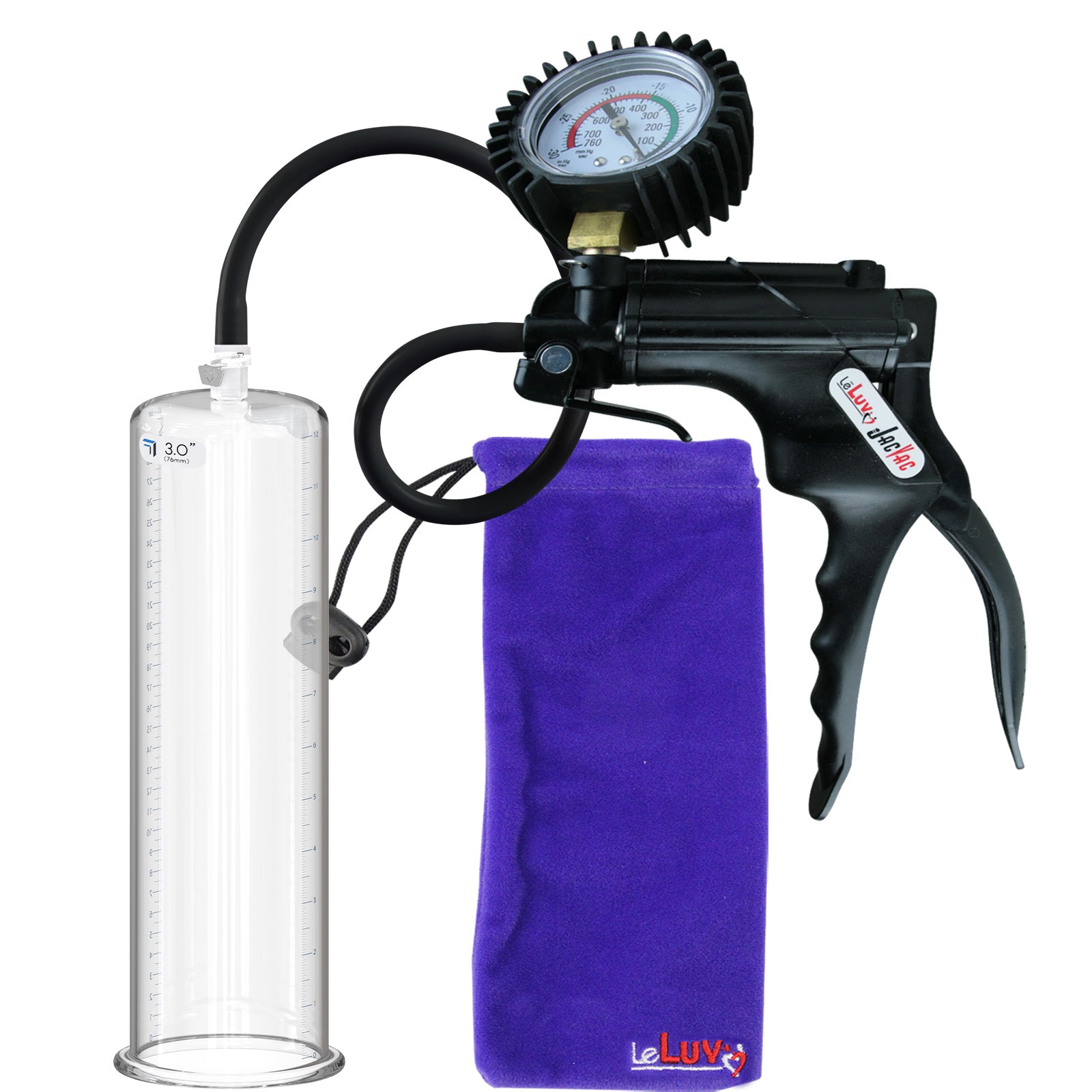Black + Protected Gauge / 12" x 3.00"